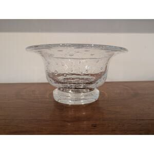 Vintage Southern Living at Home “Tiny Bubbles” / “Bella Luna” Footed Bowl 8x4"